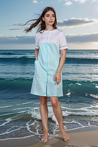 Халат медицинский жен. М-030 ткань Элит-145