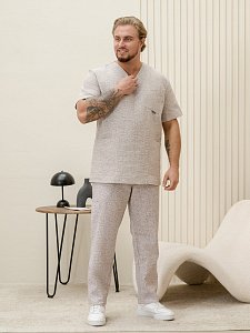 Костюм медицинский муж. М-148-017 ткань Рогожка