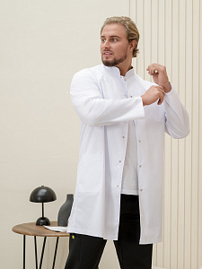 Халат медицинский муж. М-052-0 ткань Элит-145/Стрейч