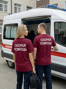 Футболка скорая помощь М-204-14