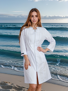 Халат медицинский жен. М-069(124) ткань Элит-145