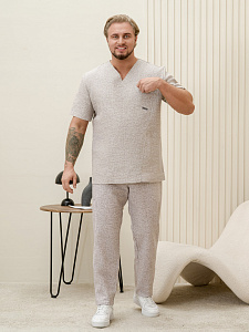 Костюм медицинский муж. М-148-017 ткань Рогожка