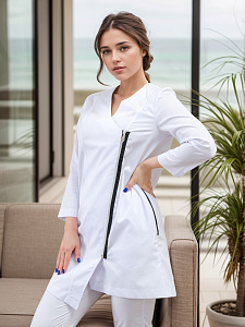 Халат медицинский жен. М-068 ткань Элит-145