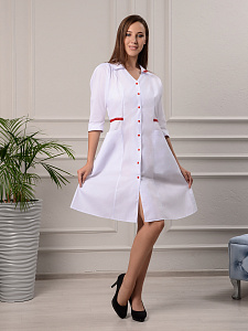 Халат медицинский жен. М-050(6) ткань Тиси