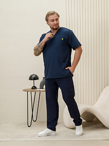 Костюм медицинский муж. М-151-63 ткань Вискоза/Стрейч