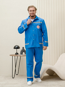 Костюм скорая помощь муж. М-104-24 ткань Элит-145/Стрейч