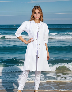 Халат медицинский жен. М-049 ткань Тиси